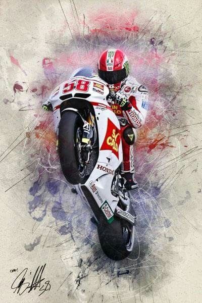 Affiche Murale Marco Simoncelli