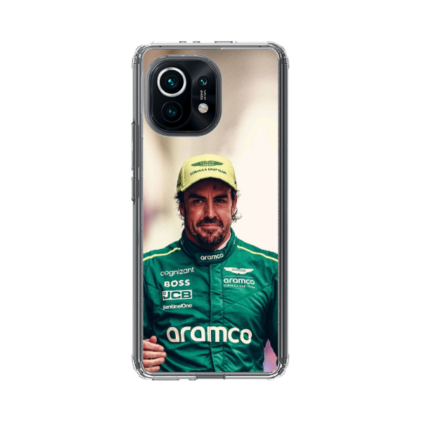Coque Fernando Alonso en Tenue de F1 pour Xiaomi
