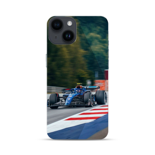Coque Logan Sargeant en Course de Formule 1 pour iPhone