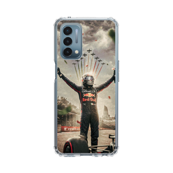 Coque Sergio Pérez en Tenue de Formule 1 Red Bull pour OnePlus