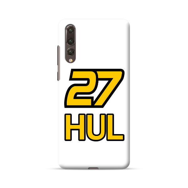 Coque de Téléphone Blanche F1 Nico Hulkenberg pour Huawei