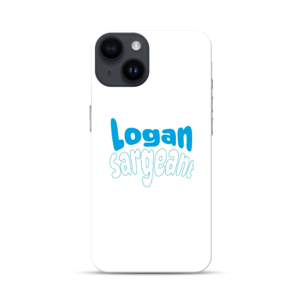 Coque de Téléphone Blanche Logan Sargeant pour iPhone