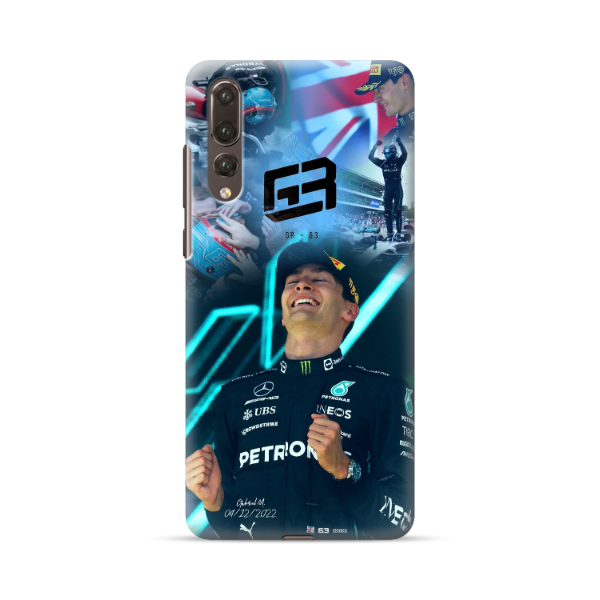 Coque de Téléphone Huawei George Russell Fête sa Victoire