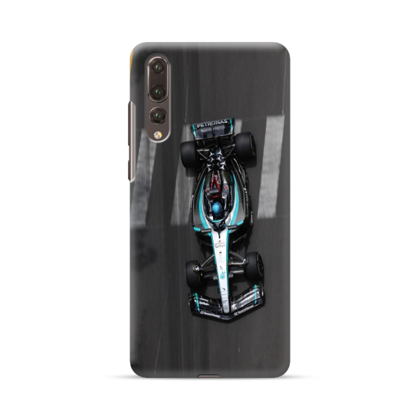 Coque de Téléphone Huawei George Russell dans sa Formule 1 Mercedes