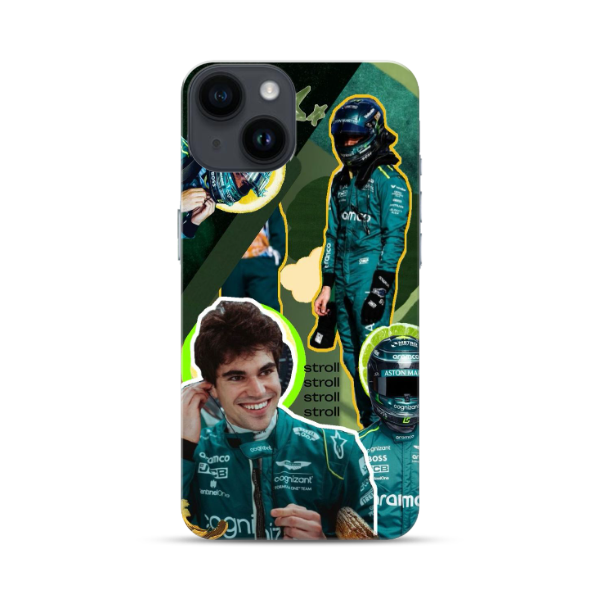 Coque de Téléphone Lance Stroll chez Aston Martin pour iPhone