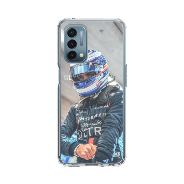 Coque de Téléphone Logan Sargeant en Tenue de Formule 1 pour OnePlus