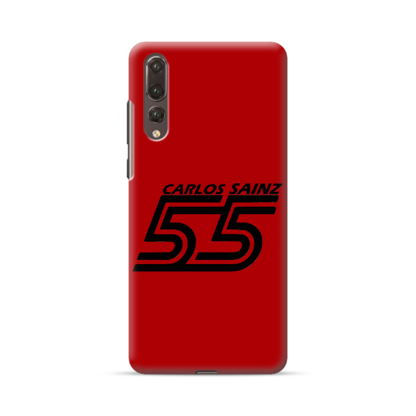 Coque de Téléphone Rouge Carlos Sainz pour Huawei