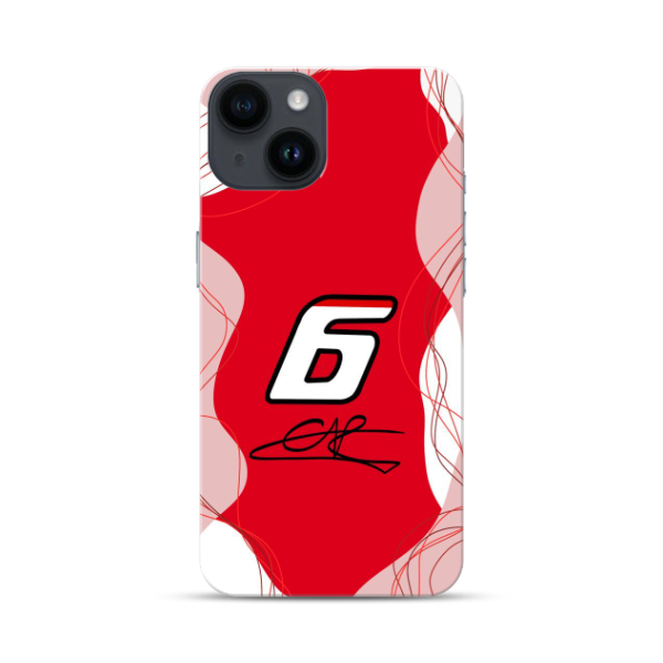 Coque de Téléphone Rouge Oliver Bearman pour iPhone