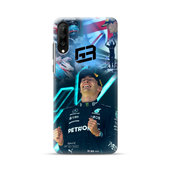 Coque de Téléphone Samsung Galaxy George Russell Fête sa Victoire