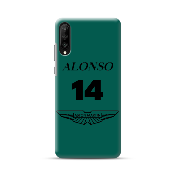Coque de Téléphone Samsung Galaxy Verte F1 14 Alonso chez Aston Martin