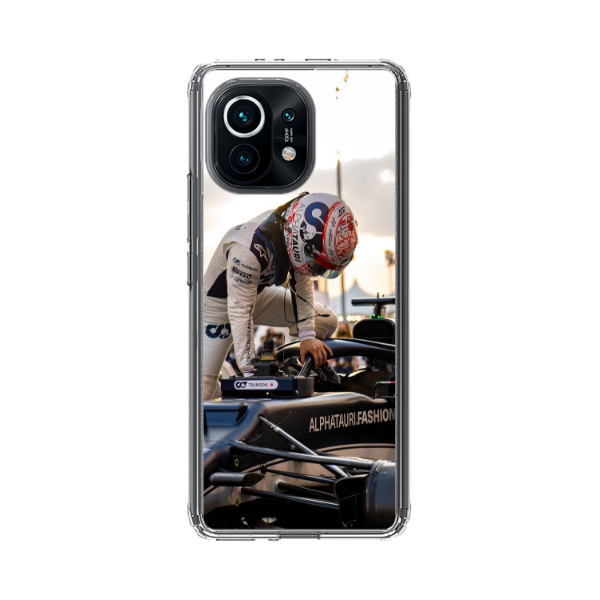 Coque de Téléphone Yuki Tsunoda en Tenue de Formule 1 pour Xiaomi
