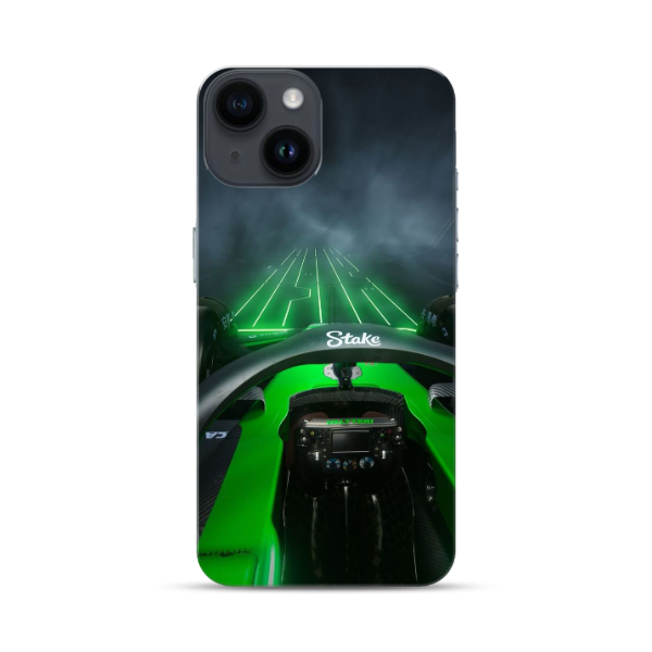 Coque de Téléphone iPhone Formule 1 Verte Stake