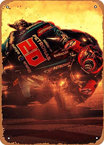 Plaque Métallique Fabio Quartararo pour Collection