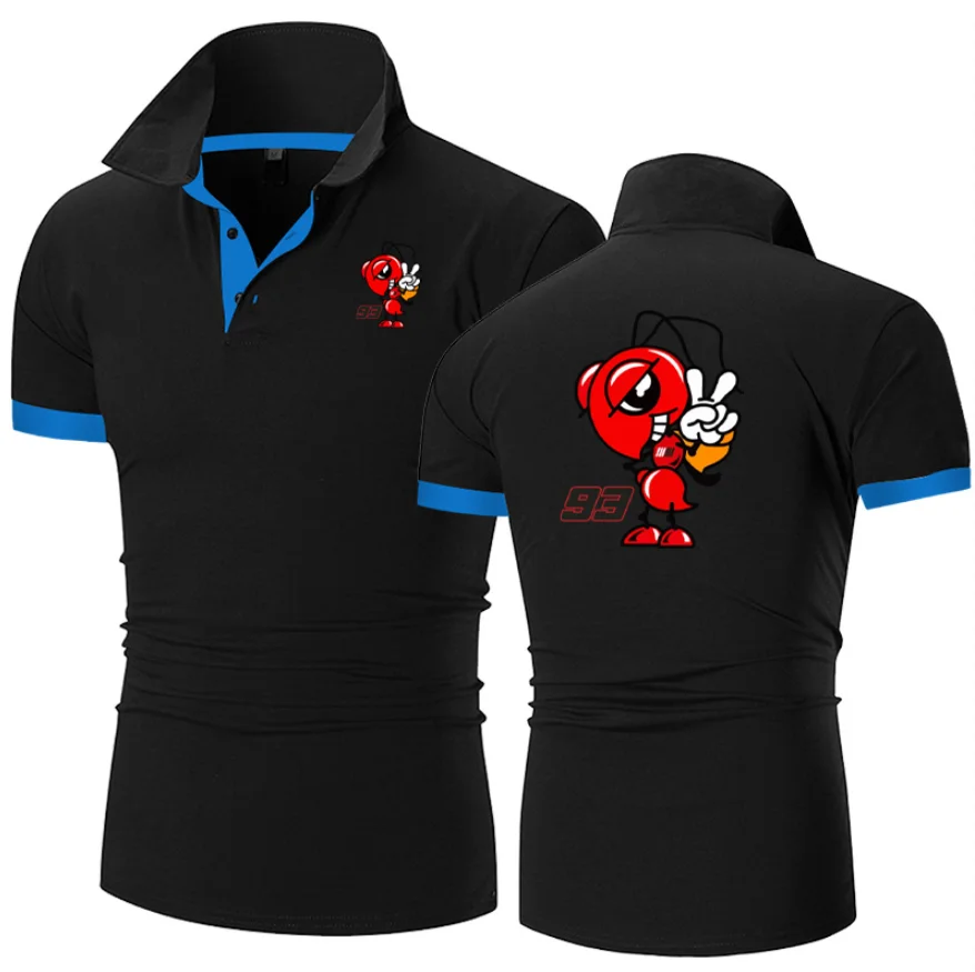 Polo Noir Marc Marquez