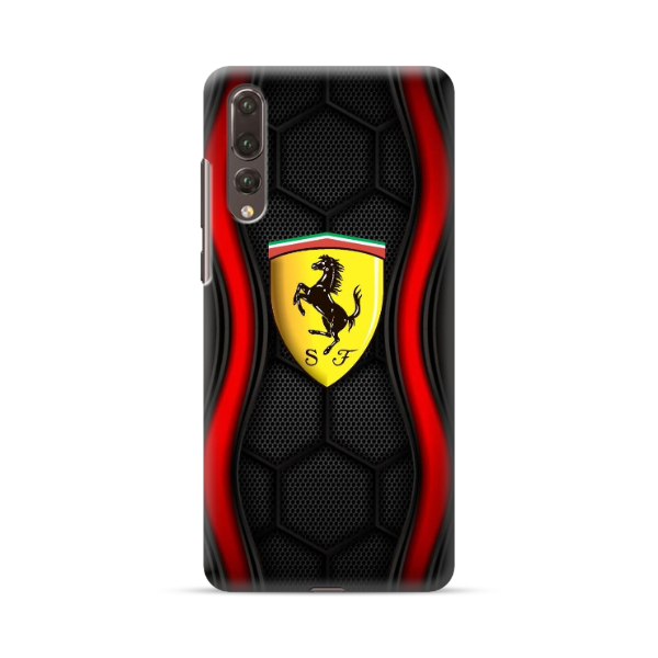 Protection Téléphone Huawei Logo Ferrari
