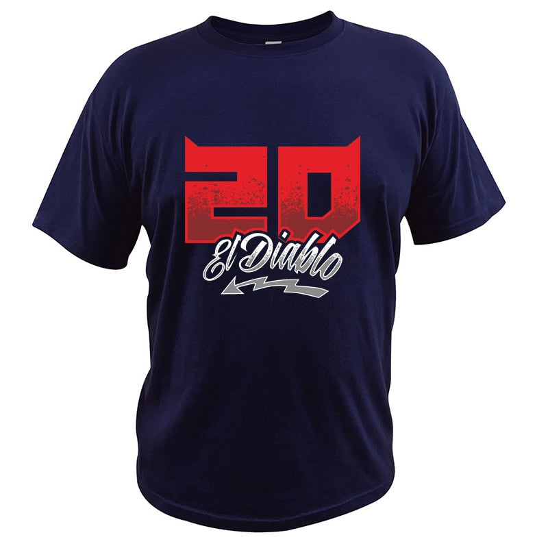 T-Shirt Fabio Quartararo Bleu Marine El Diablo