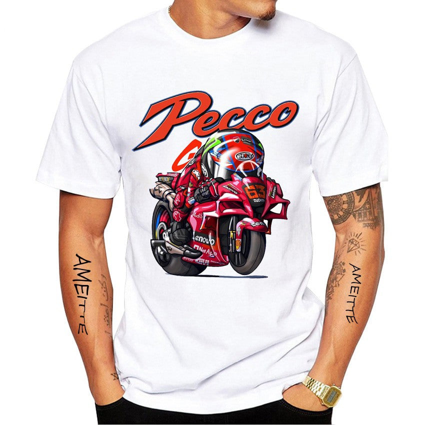 T-Shirt Pecco Bagnaia Style Dessin