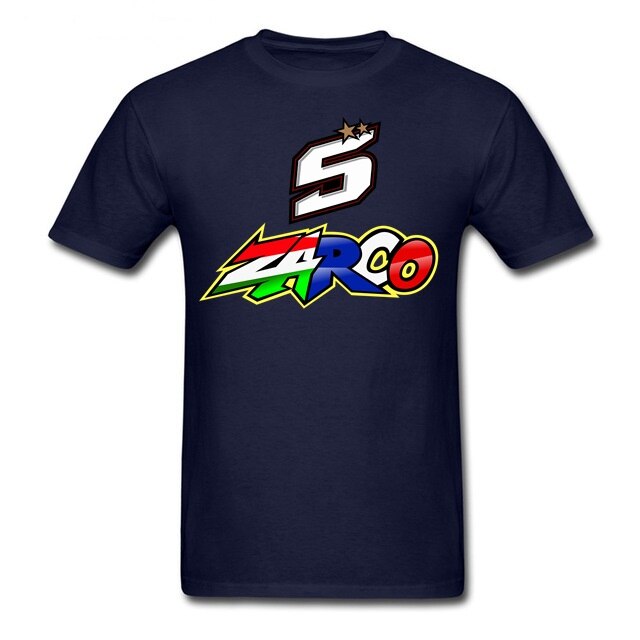 T-Shirt Bleu Marine Johann Zarco