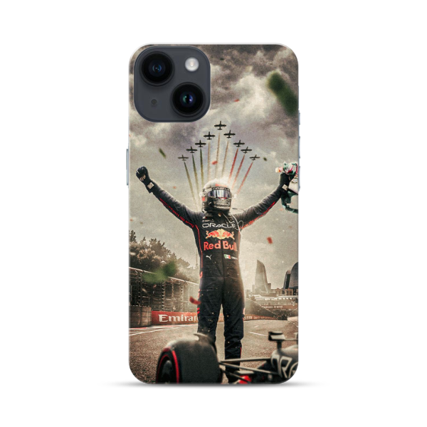 Coque Sergio Pérez en Tenue de Formule 1 Red Bull pour iPhone