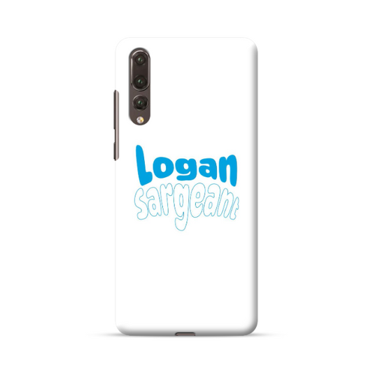 Coque de Téléphone Blanche Logan Sargeant pour Huawei