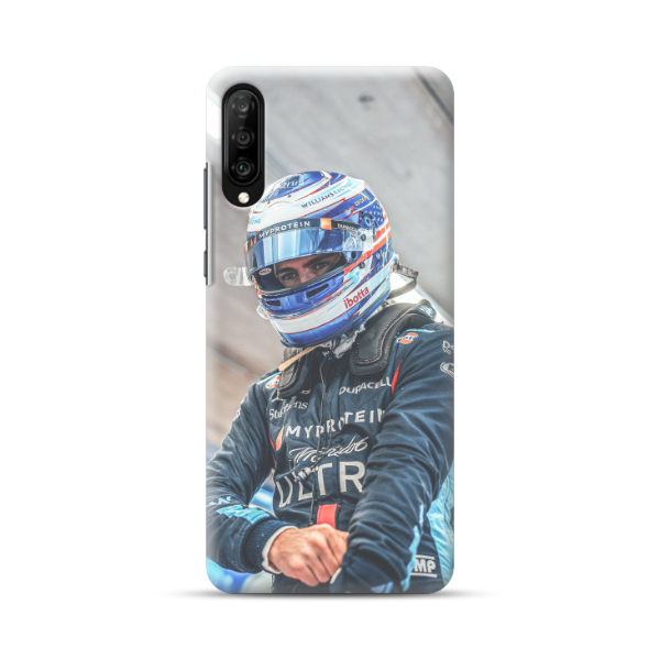 Coque de Téléphone Logan Sargeant en Tenue de Formule 1 pour Samsung