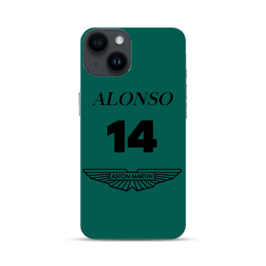 Coque de Téléphone OPPO Verte F1 14 Alonso chez Aston Martin