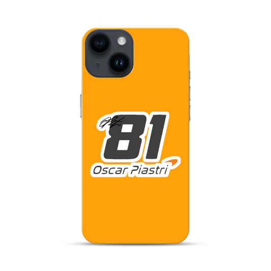 Coque de Téléphone Orange Oscar Piastri pour iPhone