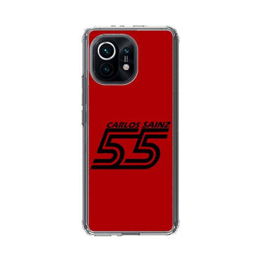 Coque de Téléphone Rouge Carlos Sainz pour Xiaomi