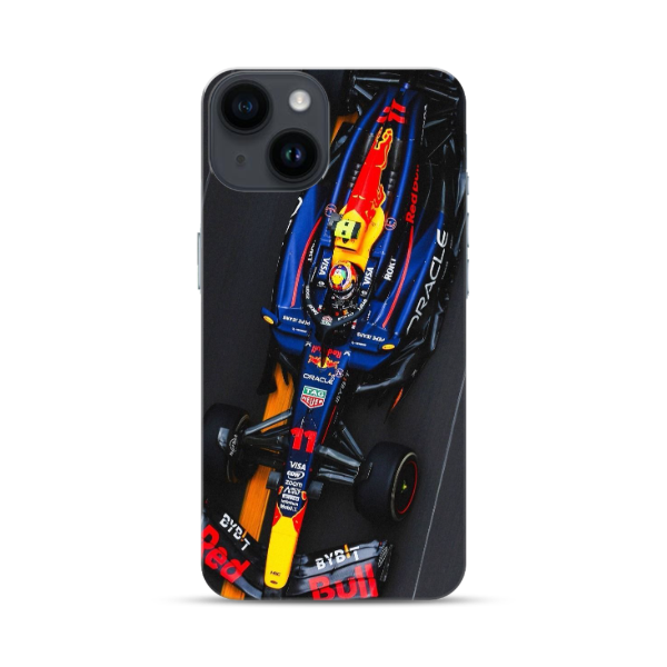 Coque de Téléphone iPhone Sergio Pérez dans sa F1 Red Bull